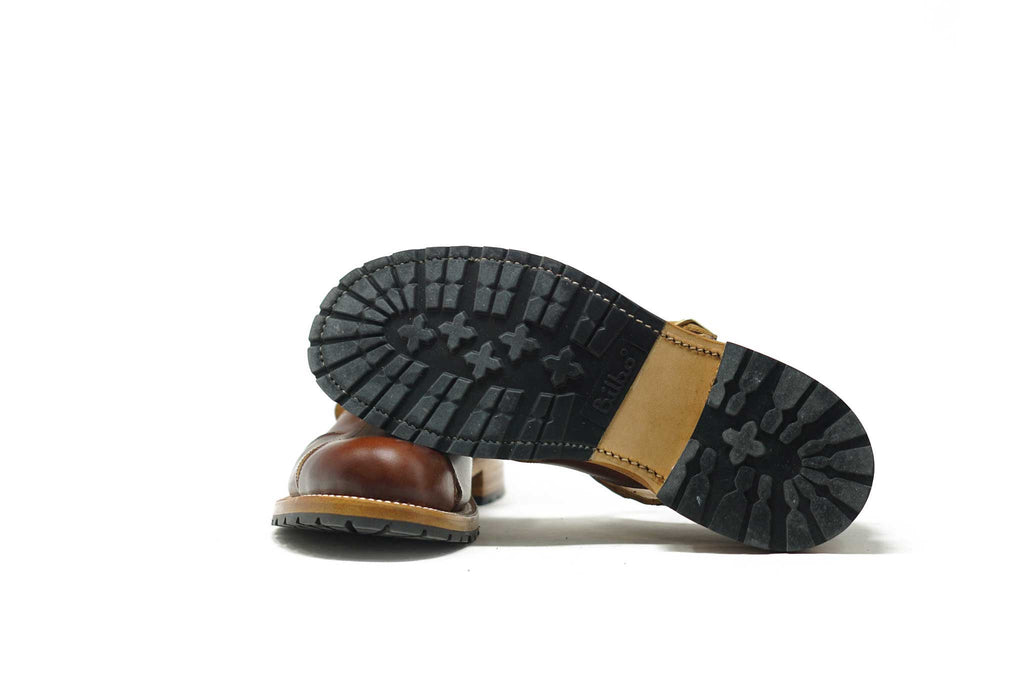 Italian Gurkha Sandals Mahogany - Unmarked