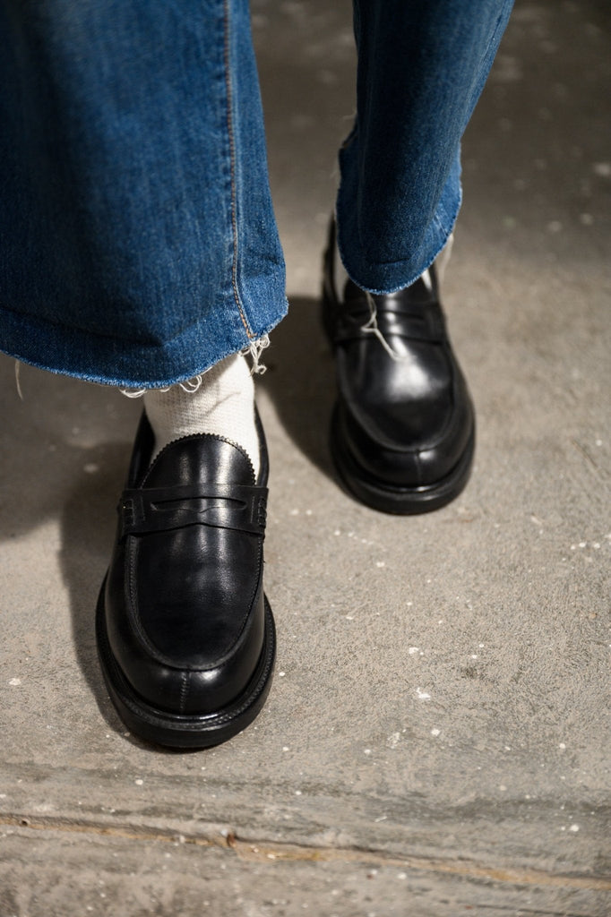 Jack Dress Penny Loafers Black - Unmarked