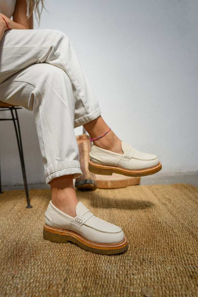 Jack Penny Loafers Eco White - Unmarked