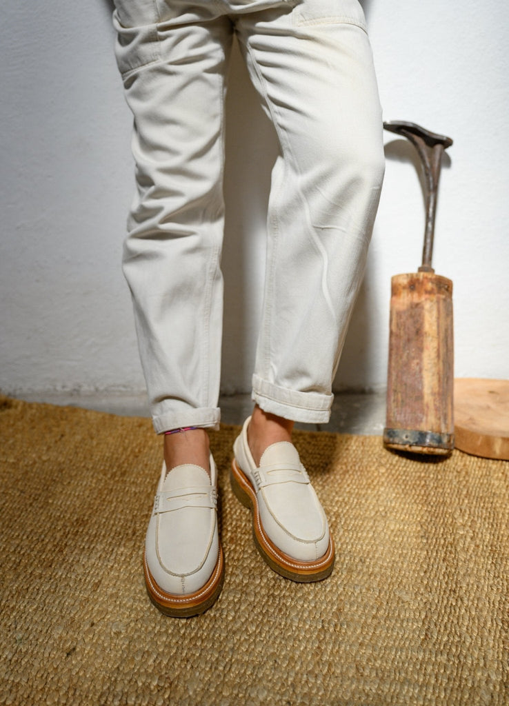 Jack Penny Loafers Eco White - Unmarked