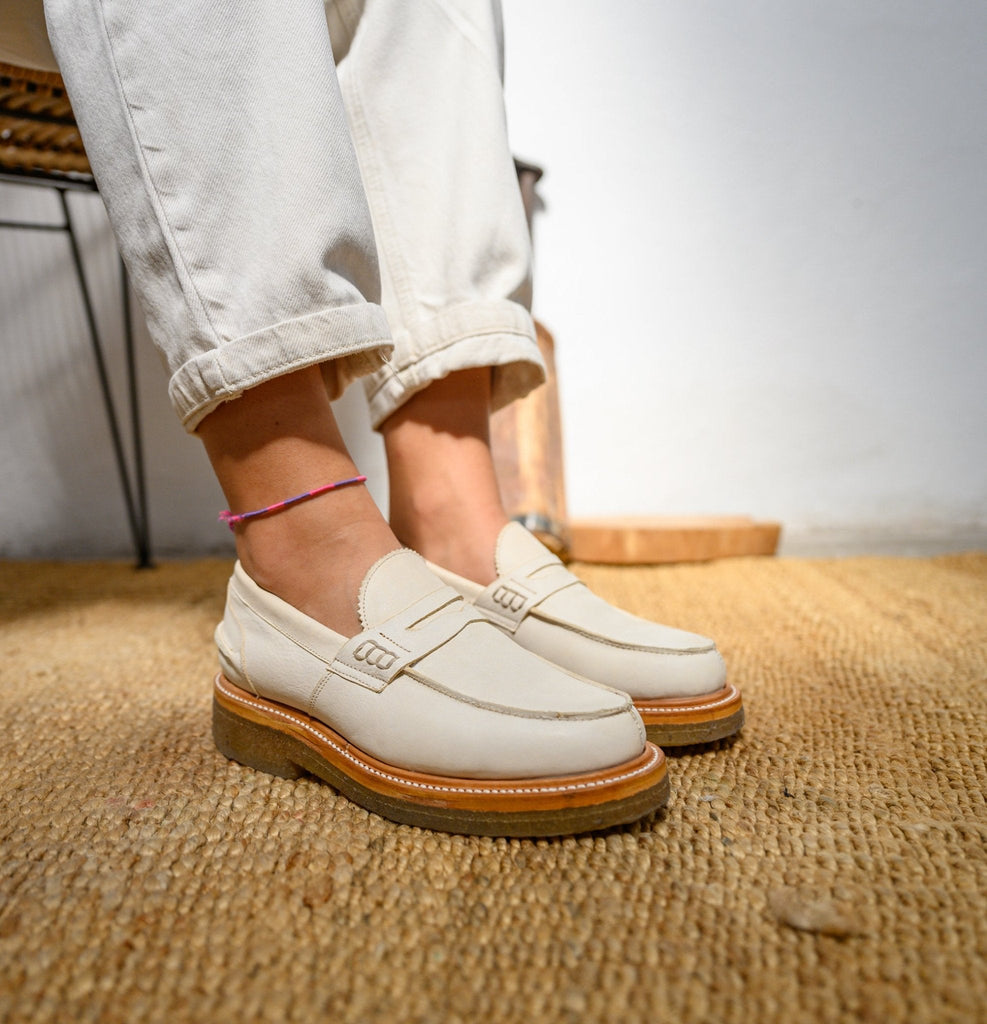 Jack Penny Loafers Eco White - Unmarked