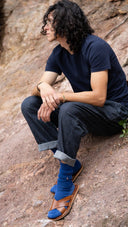 Leather Slides Puffy Insole US8 - Unmarked