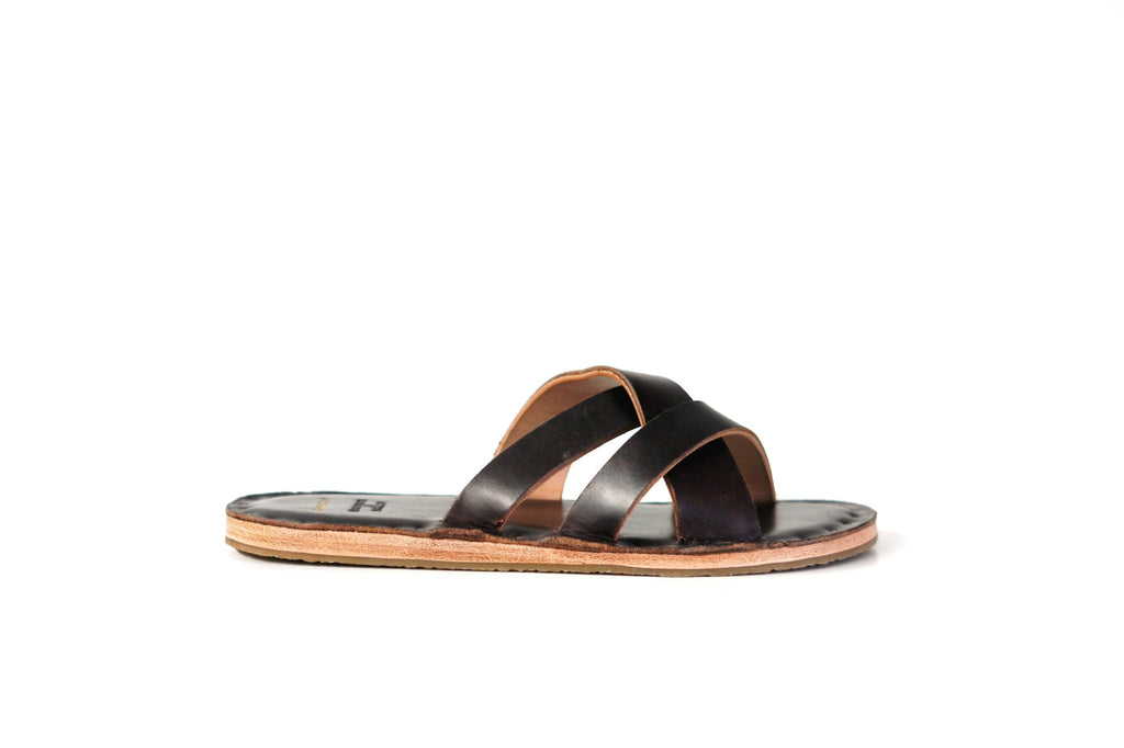 Leather slides store