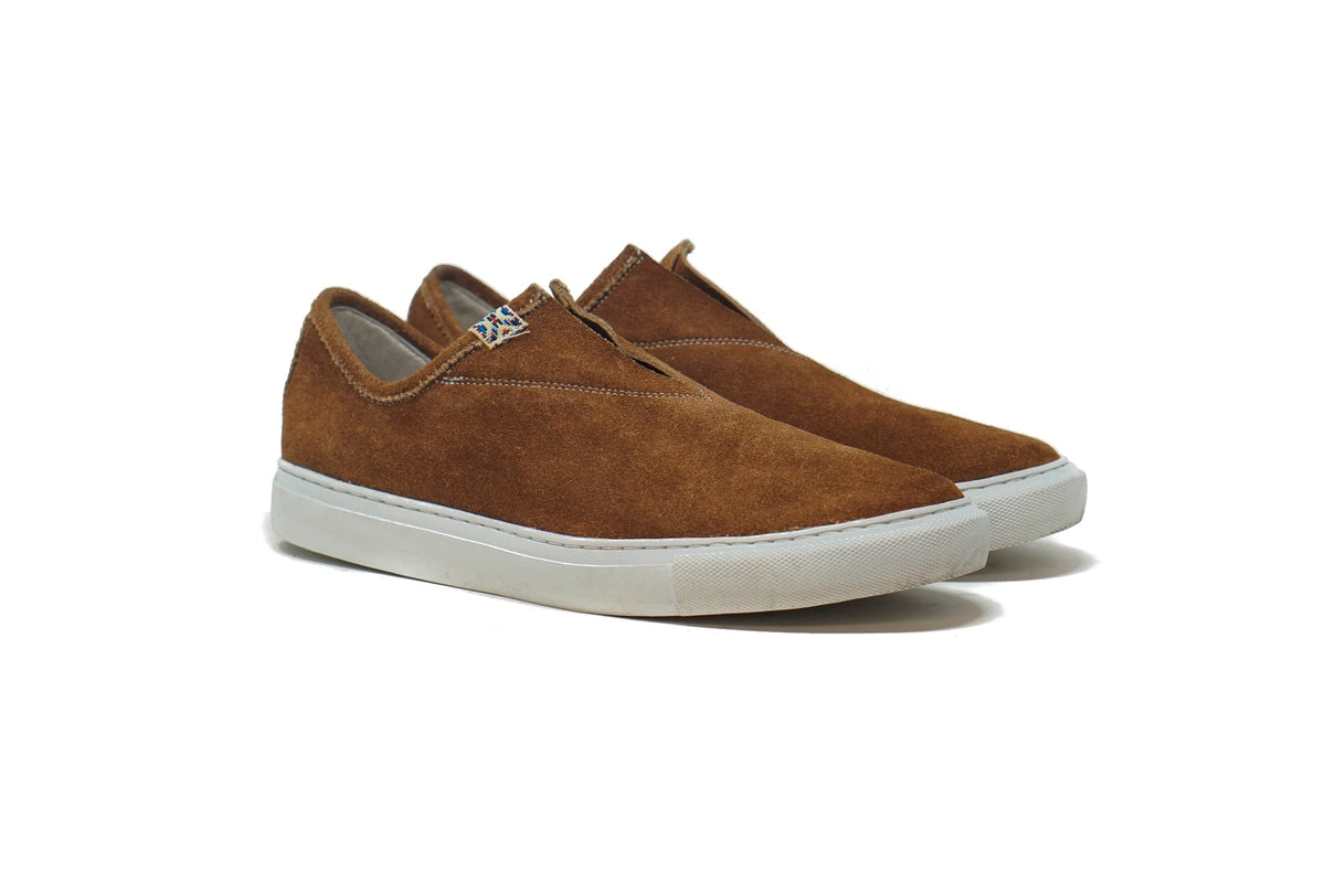 Unmarked Size 12 moc Handcrafted Leather Sneakers: Moc 540D Mocha – Unmarked main image 4