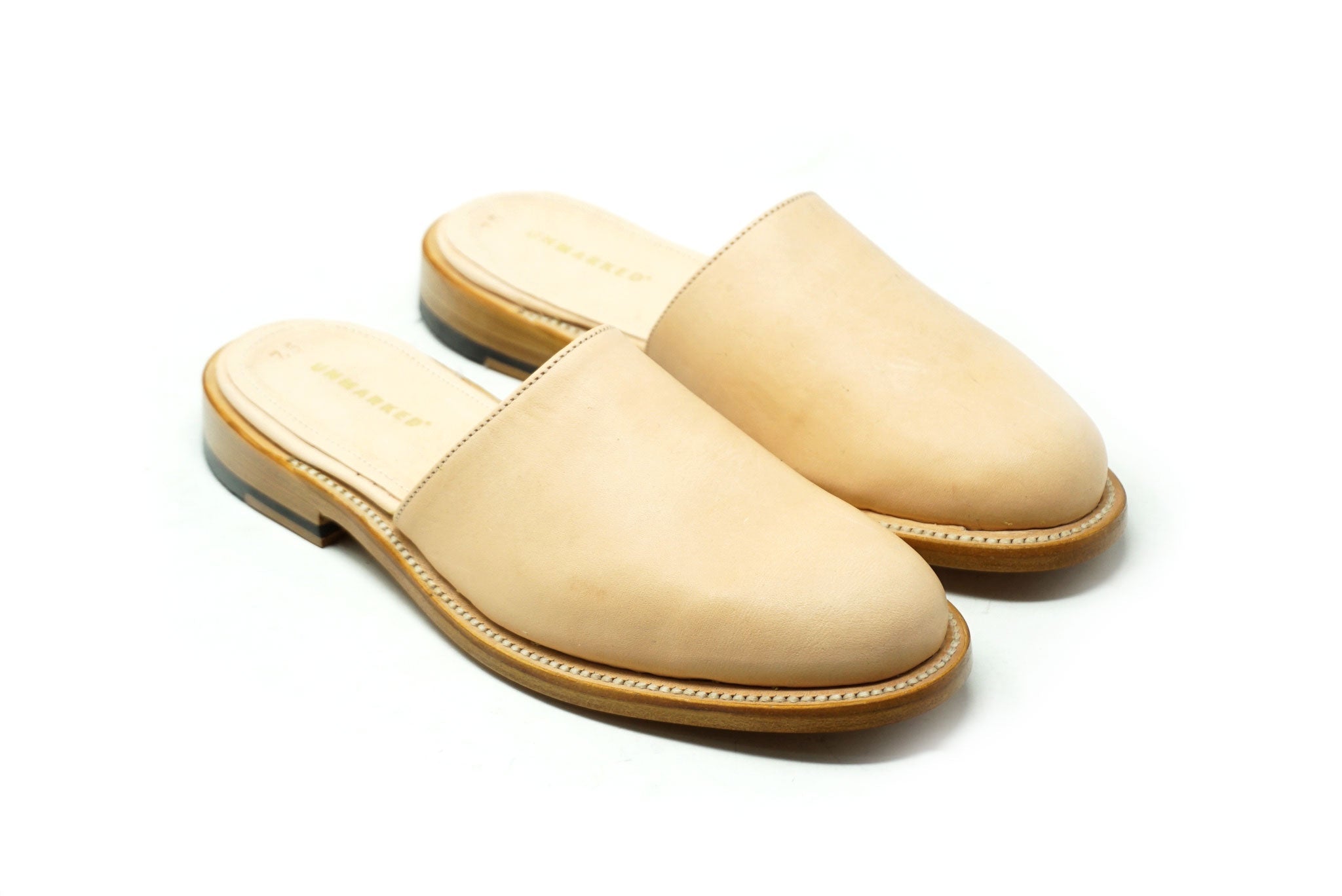 Handcrafted Stylish Sandals Nahua Mule Veg Tan Unmarked