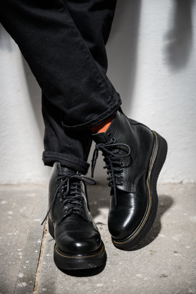 Red Leather Riot Riot Boots: Rugged Look, Stormwelt Construction, Veggie-Tanned Bison ...