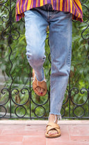 The Caezón Leather Slides - Unmarked